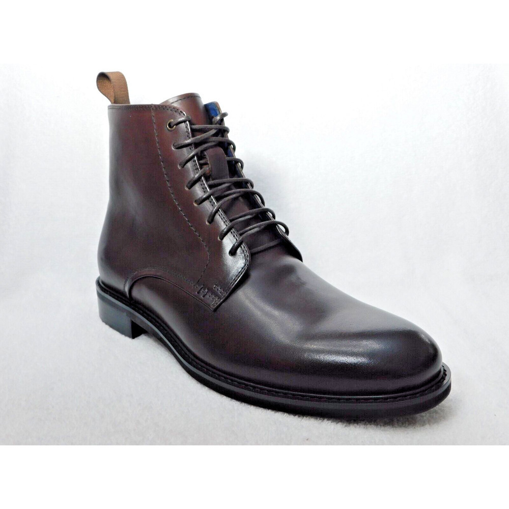 M25 Steve Madden Brown Yenith Men's Lace Up Leather Boot 11.5 M